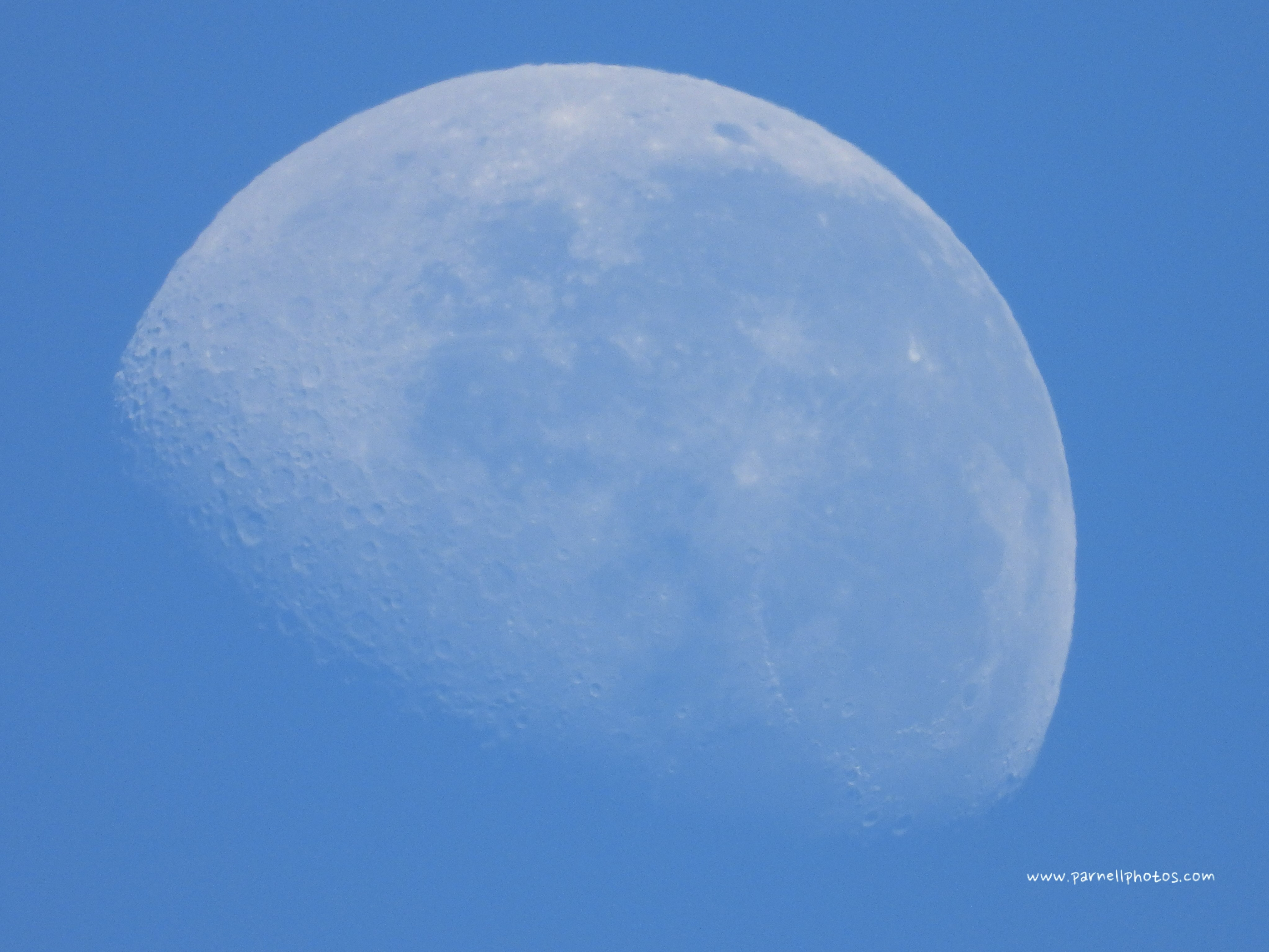 Moon Shot During the Day